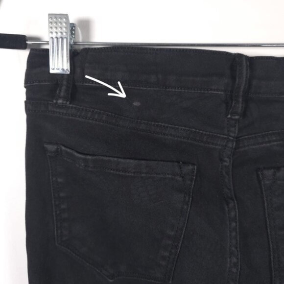 ALL SAINTS SPITALFIELDS BRODIE LOW RISE CROPPED SKINNY Jeans Zip Hem‎ Size W28 - Picture 9 of 16